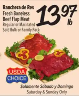 El Super Fresh Fresh Boneless Beef Flap Meat offer