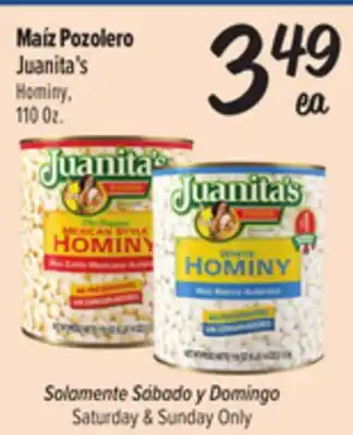 El Super Fresh Juanita's Hominy offer