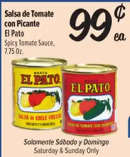 El Super Fresh El Pato Spicy Tomato Sauce offer