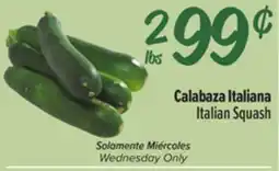 El Super Fresh Italian Squash offer