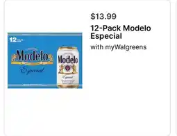 Walgreens 12-Pack Modelo Especial offer