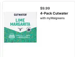 Walgreens 4-Pack Cutwater offer