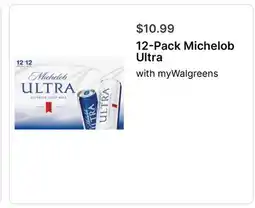 Walgreens 12-Pack Michelob Ultra offer