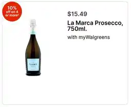 Walgreens La Marca Prosecco, 750ml offer