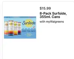 Walgreens 8-Pack Surfside, 355ml. Cans offer