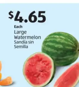 Aldi Large Watermelon offer