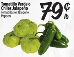 El Super Fresh Tomatillos or Jalapeño Peppers offer