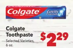 Vallarta Supermarkets Colgate Toothpaste offer