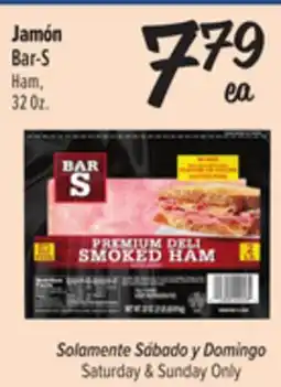 El Super Fresh Bar-S Ham offer