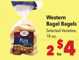 Vallarta Supermarkets Western Bagel Bagels offer