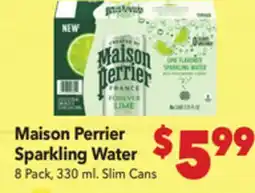 Vallarta Supermarkets Maison Perrier Sparkling Water offer