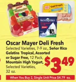 Vallarta Supermarkets Oscar Mayer Deli Fresh offer