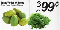 El Super Fresh Green Cactus Pears or Cilantro offer