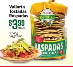 Vallarta Supermarkets Vallarta Tostadas Raspadas offer