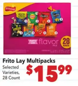 Vallarta Supermarkets Frito Lay Multipacks offer