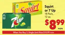 Vallarta Supermarkets Squirt or 7 Up offer