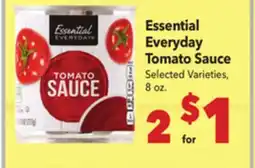 Vallarta Supermarkets Essential Everyday Tomato Sauce offer