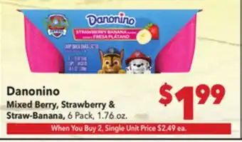 Vallarta Supermarkets Danonino offer