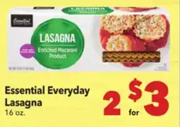 Vallarta Supermarkets Essential Everyday Lasagna offer