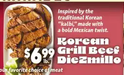 Vallarta Supermarkets Korean Grill Beef offer
