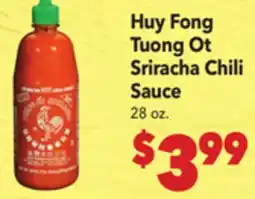 Vallarta Supermarkets Huy Fong Tuong Ot Sriracha Chili Sauce offer