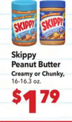 Vallarta Supermarkets Skippy Peanut Butter offer