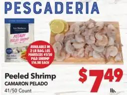 Vallarta Supermarkets Peeled Shrimp / CAMARON PELADO offer