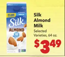 Vallarta Supermarkets Silk Almond Milk offer