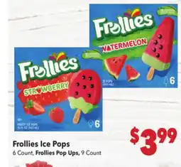 Vallarta Supermarkets Frollies Ice Pops offer