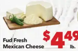 Vallarta Supermarkets Fud Fresh Mexican Cheese offer
