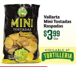 Vallarta Supermarkets Vallarta Mini Tostadas Raspadas offer