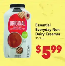Vallarta Supermarkets Essential Everyday Non Dairy Creamer offer