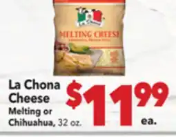 Vallarta Supermarkets La Chona Cheese offer