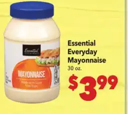 Vallarta Supermarkets Essential Everyday Mayonnaise offer