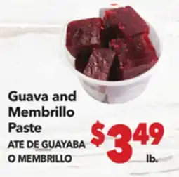 Vallarta Supermarkets Guava and Membrillo Paste / Paste ATE DE GUAYABA O MEMBRILLO offer