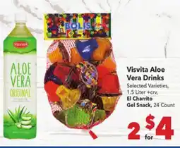 Vallarta Supermarkets Visvita Aloe Vera Drinks offer