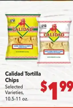 Vallarta Supermarkets Calidad Tortilla Chips offer