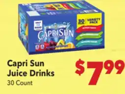 Vallarta Supermarkets Capri Sun Juice Drinks offer