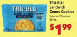 Vallarta Supermarkets TRU-BLU Sandwich Crème Cookies offer