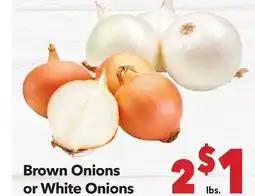 Vallarta Supermarkets Brown Onions or White Onions offer