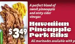 Vallarta Supermarkets Hawaiian Pineapple Pork Ribs offer