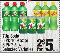 Super King Markets 7Up Soda offer