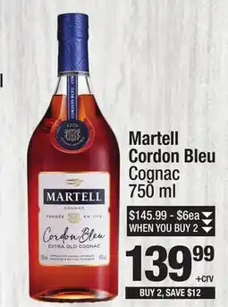 Super King Markets Martell Cordon Bleu Cognac offer