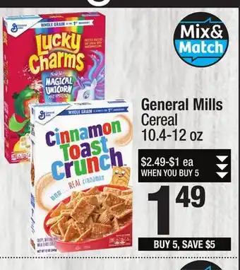 Super King Markets General Mills Cereal offer