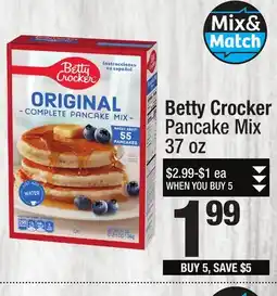 Super King Markets Betty Crocker Pancake Mix offer