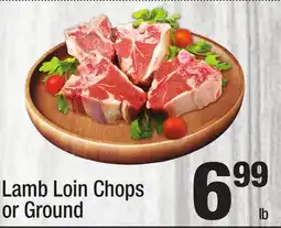Super King Markets Lamb Loin Chops or Ground offer