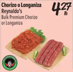El Super Reynaldo's Bulk Premium Chorizo or Longaniza offer