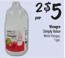 El Super Simply Value White Vinegar offer