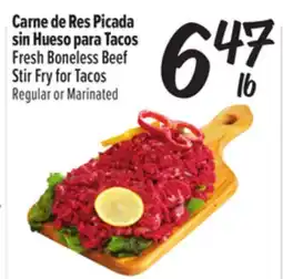El Super Fresh Boneless Beef Stir Fry for Tacos offer