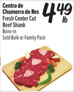 El Super Fresh Center Cut Beef Shank offer